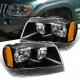 Jeep Grand Cherokee 1999-2004 Headlights Black