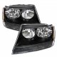 Jeep Grand Cherokee 1999-2004 Headlights Black