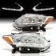 Nissan Rogue 2014-2016 Chrome Headlights LED DRL