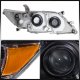 Toyota Camry 2010-2011 Black Projector Headlights