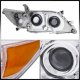 Toyota Camry 2010-2011 Chrome Projector Headlights