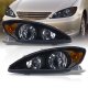 Toyota Camry 2002-2004 Headlights Black