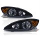 Toyota Camry 2002-2004 Headlights Black