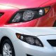 Toyota Corolla 2009-2010 Headlights Black Bezels