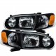 Toyota Corolla 2001-2002 Black Headlights Corner Lights