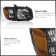 Toyota Sequoia 2005-2007 Black Headlights Set