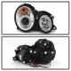 Mercedes Benz CLK 1998-2002 Clear Dual Halo Projector Headlights