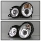 Mercedes Benz CLK 1998-2002 Clear Dual Halo Projector Headlights