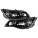 Saturn lon Coupe 2003-2007 Black Headlights