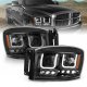 Dodge Ram 2500 2006-2009 Black Projector Headlights LED A1