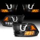 Dodge Ram 2009-2018 Black Projector Headlights LED DRL A2