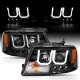 Lincoln Mark LT 2006-2008 Black Projector Headlights LED A2