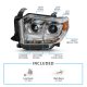 Toyota Tundra SR 2014-2017 Projector Headlights LED Signals A1