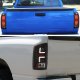 Dodge Ram 2007-2008 Black LED Tail Lights J2