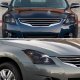 Nissan Altima Sedan 2010-2012 Black Halogen Headlights