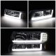 Chevy Silverado 1999-2002 LED DRL Headlights Bumper Lights LED Signal Lights