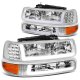 Chevy Tahoe 2000-2006 LED DRL Headlights Bumper Lights LED Signal Lights