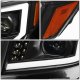 Nissan Titan S 2016-2022 Black Dual Low Beam Projector Headlights LED DRL Signals