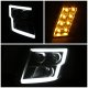 Nissan Titan S 2016-2022 Black Dual Low Beam Projector Headlights LED DRL Signals