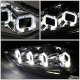 Ford Focus 2015-2018 LED Projector Headlights Quad Halo Switchback Signals