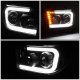 Toyota Tundra 2007-2013 Black Projector Headlights LED DRL Signals