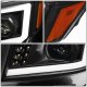 Nissan Titan S 2016-2022 Black Dual Projector Headlights LED DRL Signals N3