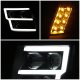 Nissan Titan XD S 2016-2022 Black Dual Projector Headlights LED DRL Signals N3