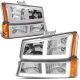 Chevy Silverado 3500 2003-2006 LED DRL Headlights Bumper Lights N4