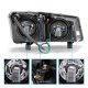 Chevy Avalanche 2003-2006 Black Headlights LED DRL A1