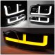 GMC Yukon Denali 2001-2006 Black LED DRL Headlights Switchback Bumper Lights N4