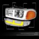 GMC Sierra Denali 2002-2007 LED DRL Headlights Switchback Bumper Lights N4