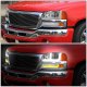 GMC Yukon 2000-2006 LED DRL Headlights Switchback Bumper Lights N4