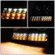 Chevy Avalanche 2007-2013 Black Headlights LED DRL Signals