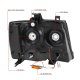 Chevy Suburban 2007-2014 Black Smoked Headlights LED DRL Signals