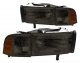Dodge Ram 2500 1994-2002 Smoked Headlights Corner Lights