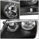 Dodge Avenger 2008-2014 Black Headlights