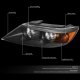 Kia Sorento 2011-2013 Black Projector Headlights