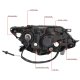 Nissan Rogue 2014-2016 Black Headlights LED DRL