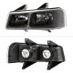 GMC Savana 2003-2019 Black Headlights