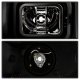 GMC Yukon Denali 2007-2014 Black Projector Headlights LED DRL S2