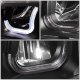 Chevy Silverado 2003-2006 Black LED DRL Headlights Set N3