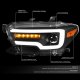 Toyota Tacoma SR 2016-2023 Black Projector Headlights LED DRL Signals N2