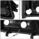 Chevy Silverado 3500 2003-2006 Black LED DRL Headlights Bumper Lights N2