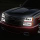 Chevy Silverado 2500HD 2003-2006 LED DRL Headlights Bumper Lights N2