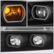 Chevy Silverado 1500 2019-2021 Black Projector Headlights LED DRL
