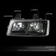 Chevy Express Van 2003-2023 Black Headlights