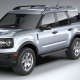 Ford Bronco 4 Door 2021-2024 Running Boards Black 6 Inches
