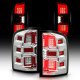 Chevy Silverado 2500HD 2007-2014 Chrome LED Tail Lights