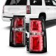 Chevy Suburban 2015-2020 Red Clear LED Tail Lights