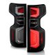 Chevy Silverado 1500 LT 2019-2023 Black LED Tail Lights